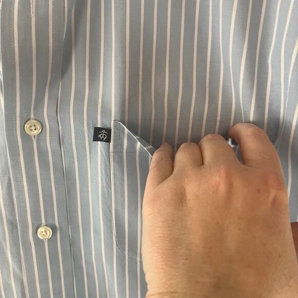 Brooks Brothers 346 The Original Polo Shirt Long Sleeve Button Down Shirt Medium - Picture 6 of 6